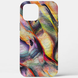 Met ruwheid en virtuele waterverf Case-Mate iPhone case