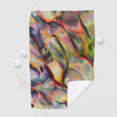 Met ruwheid en virtuele waterverf golfhanddoek (Insitu)