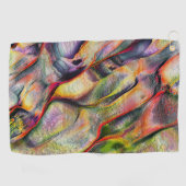 Met ruwheid en virtuele waterverf golfhanddoek (Horizontaal)