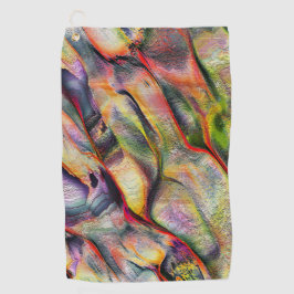 Met ruwheid en virtuele waterverf golfhanddoek