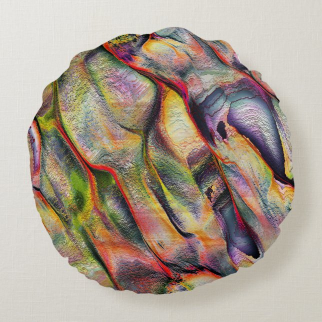 Met ruwheid en virtuele waterverf rond kussen (Achterkant)