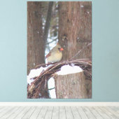 Met schoonheid canvas afdruk (Insitu (Houten vloer))