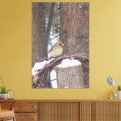 Met schoonheid canvas afdruk (Insitu (Woonkamer))
