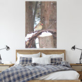Met schoonheid canvas afdruk (Insitu (Slaapkamer))