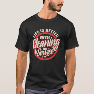 met Schoonmaakdienst Schoonmaakploeg T-shirt