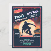 Met Scooter Jump Zone Skateboarden 13e Verjaardag Kaart (Voorkant)