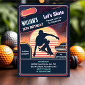 Met Scooter Jump Zone Skateboarden 13e Verjaardag Kaart