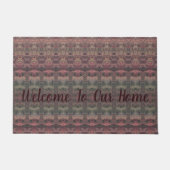 met scripttypografiegebied deurmat (Voorkant)