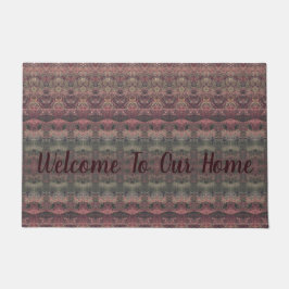 met scripttypografiegebied deurmat