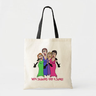 Met Sequins en Song. Tote Bag