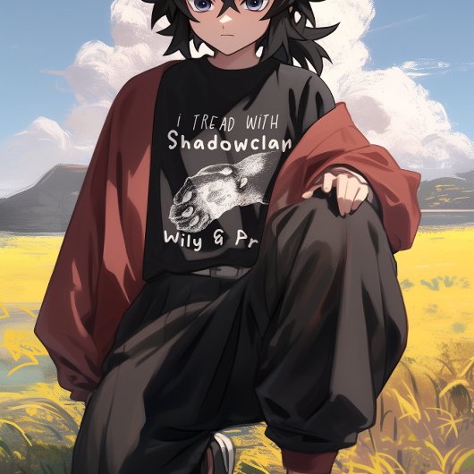 met shadowclan-pride-strijders t-shirt