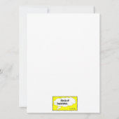 Met slechts duisternis voor bedrijf vlak wenskaart kaart (Achterkant)