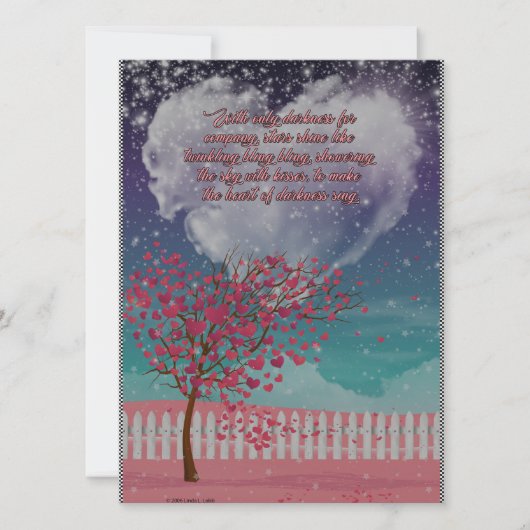 Met slechts duisternis voor bedrijf vlak wenskaart kaart (Voorkant)