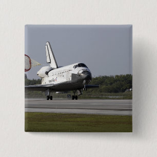 Met sleeplap zonder kop vierkante button 5,1 cm