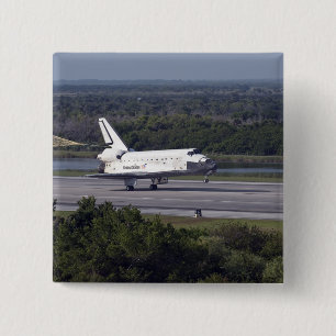 Met slepende klap zonder kop 2 vierkante button 5,1 cm