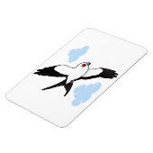 Met slibstaarten besmeurde vlieger magneet (Linkerzijde)