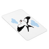 Met slibstaarten besmeurde vlieger magneet (Rechterzijde)