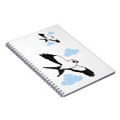 Met slibstaarten besmeurde vlieger notitieboek (Rechterzijde)