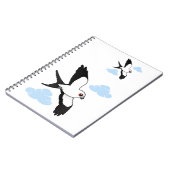 Met slibstaarten besmeurde vlieger notitieboek (Linkerzijde)