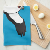 Met slibstaarten besmeurde vlieger theedoek (Quarter Fold)