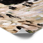 Met sneeuw bedekt Amsterdam Poster (Hoek)