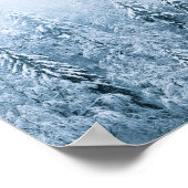 Met sneeuw bedekt bos met beukenspar in mist poster (Hoek)