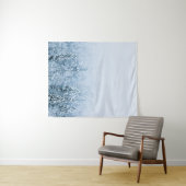 Met sneeuw bedekt bos met beukenspar in mist wandkleed (In Situ (horizontaal))