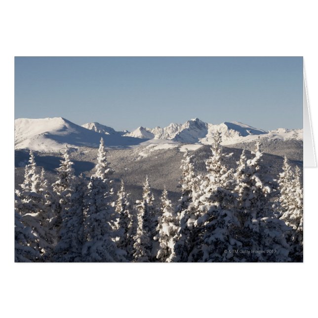 Met sneeuw bedekt landschap 2 (Voorkant Horizontaal)