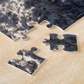 Met sneeuw bedekt landschap 2 legpuzzel (Zijkant)