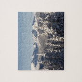 Met sneeuw bedekt landschap 2 legpuzzel (Verticaal)