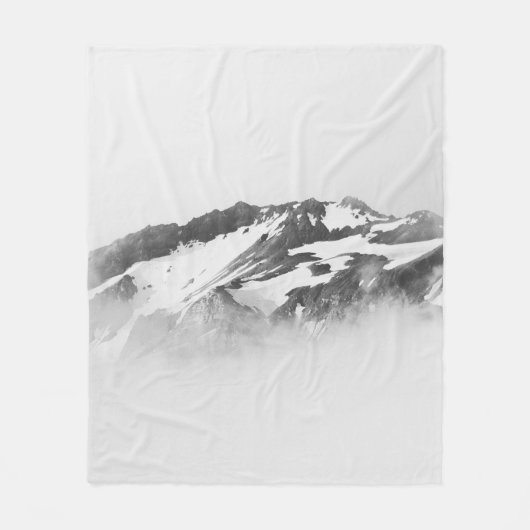 MET SNEEUW BEDEKT MOUNTAIN FLEECE DEKEN (Voorkant)