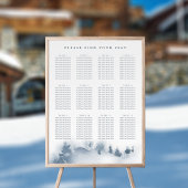 met sneeuw bedekt | Winter Mountain Wedding Zittin Poster