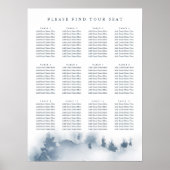 met sneeuw bedekt | Winter Mountain Wedding Zittin Poster (Voorkant)