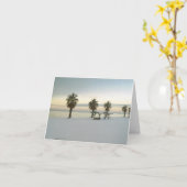 Met sneeuw bedekte Bayfront-kaart Kaart (Gele Bloem)