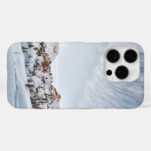 Met sneeuw bedekte berg onder heldere hemel Case-Mate iPhone case (Achterkant (horizontaal))