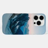 Met sneeuw bedekte berg onder heldere hemel Case-Mate iPhone case (Achterkant (horizontaal))