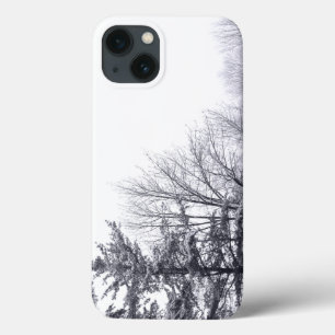 Met Sneeuw Bedekte Bomen: Horizontaal iPhone 13 Hoesje