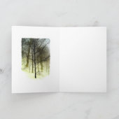 Met Sneeuw Bedekte Bomen Kaart (Binnen)