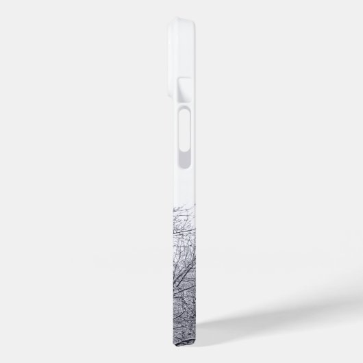 Met sneeuw bedekte bomen: verticaal Case-Mate iPhone case (Achterkant / Links)