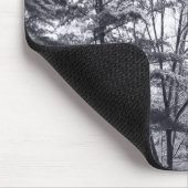 Met sneeuw bedekte bomen: Verticaal Muismat (Hoek)