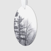 Met sneeuw bedekte bomen: verticaal ornament (voorkant)