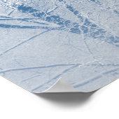 Met sneeuw bedekte bomen Winter Natuur Foto Poster (Hoek)