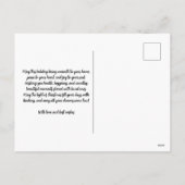 Met sneeuw bedekte dennen, Holly Berries, niet-fot Feestdagenkaart (Achterkant)