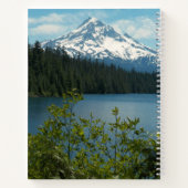 Met sneeuw bedekte Mount Hood en Schilderachtig me Notitieboek (Achterkant)