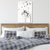 Met sneeuw bedekte pijnappels (van Pekka Halonen) Canvas Afdruk (Insitu (Slaapkamer))