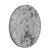 Met sneeuw bedekte pijnappels (van Pekka Halonen) Dartbord (Voorkant Links)