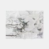 Met sneeuw bedekte pijnappels (van Pekka Halonen) Fleece Deken (Voorkant (Horizontaal))