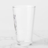 Met sneeuw bedekte pijnappels (van Pekka Halonen) Glas (Links)