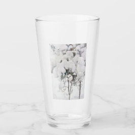 Met sneeuw bedekte pijnappels (van Pekka Halonen) Glas