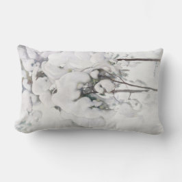 Met sneeuw bedekte pijnappels (van Pekka Halonen) Kussen